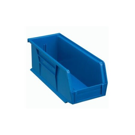Quantum Storage Systems GEC™ Plastic Stack & Hang Bin, 4-1/8"W x 10-7/8"D x 4"H, Blue QUS224BL